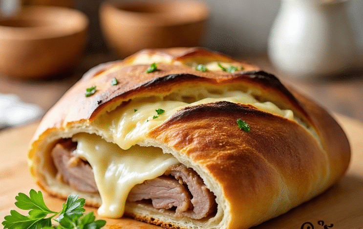 zallie's fresh kitchen store baked italian roast pork stromboli