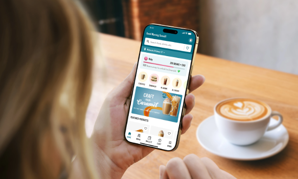 mobile cafe app