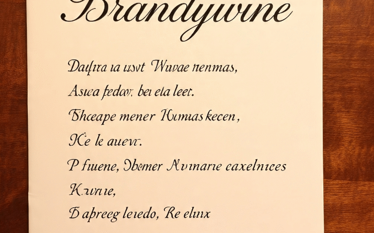 brandywine menu