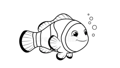 Finding Nemo coloring pages