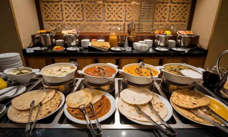 indian breakfast buffet near me